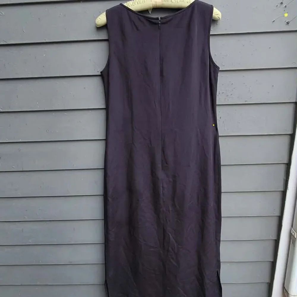 Grace 100% Silk Black Maxi Dress size Large